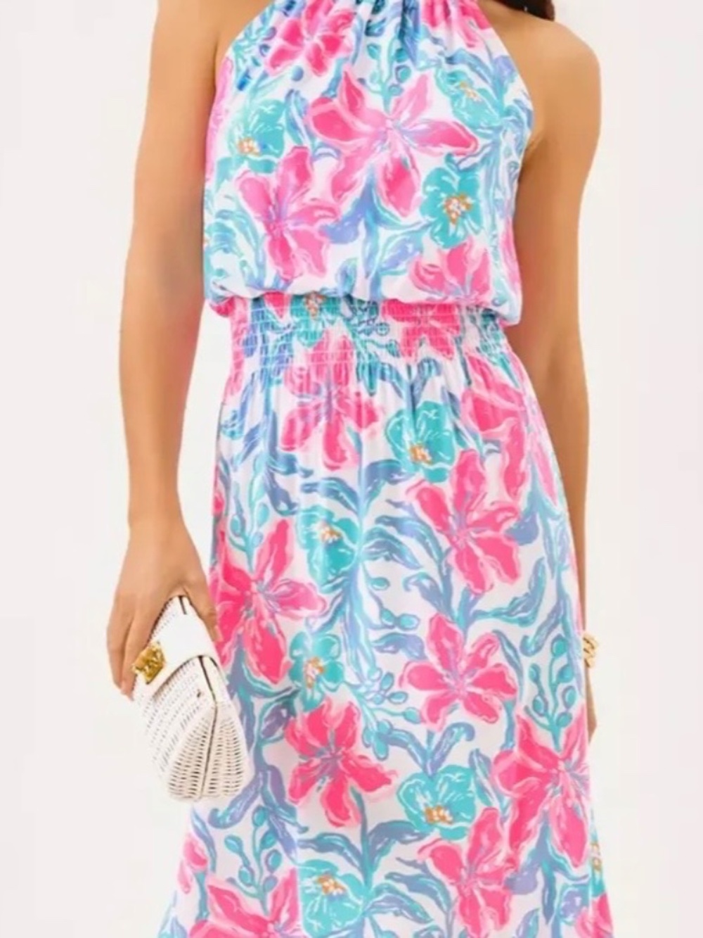 Lilly Pulitzer Gracelyn Halter Midi Dress